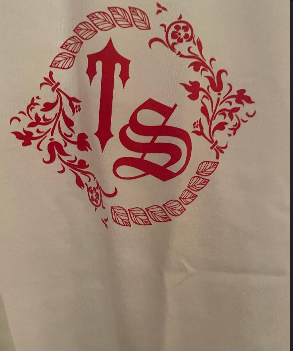 Trapstar TS Crest Tee – White/Red