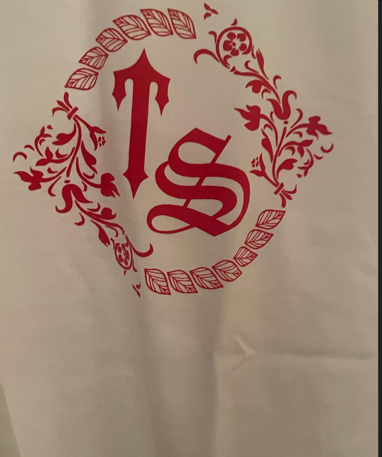 Trapstar TS Crest Tee – White/Red