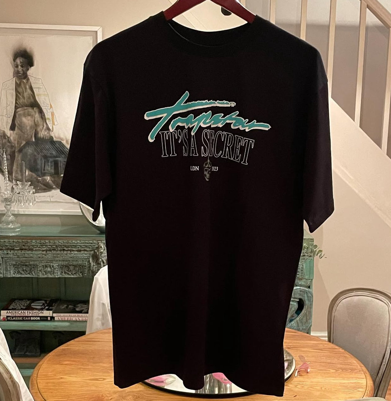 Trapstar “It’s A Secret” Signature Tee – Black/Teal
